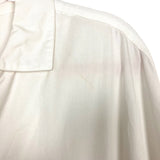 Madewell Cream Collared Top with Button Detail on Back- Size L (see notes)