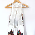 Minkpink Romper with Exposed Crochet Back- Size XS