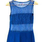 Lush Blue Lace Cutout Dress- Size M