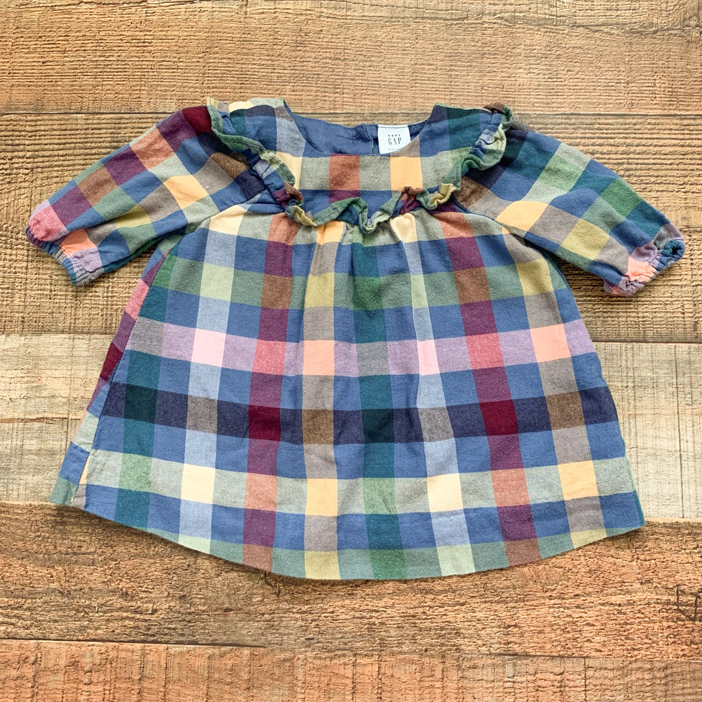 Baby Gap Plaid Dress- Size 0-3M Baby Gap Plaid Dress- Size 0-3M
