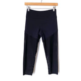 Onzie Black Perforated Leggings - Size S/M (Inseam 19”)