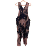 Brilliant Stranger Bleached with Colorful Side Tie Adjustable Length Straps Overalls- Size ~S/M (see notes)