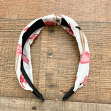 No Brand Flamingo Print Top Knot Headband