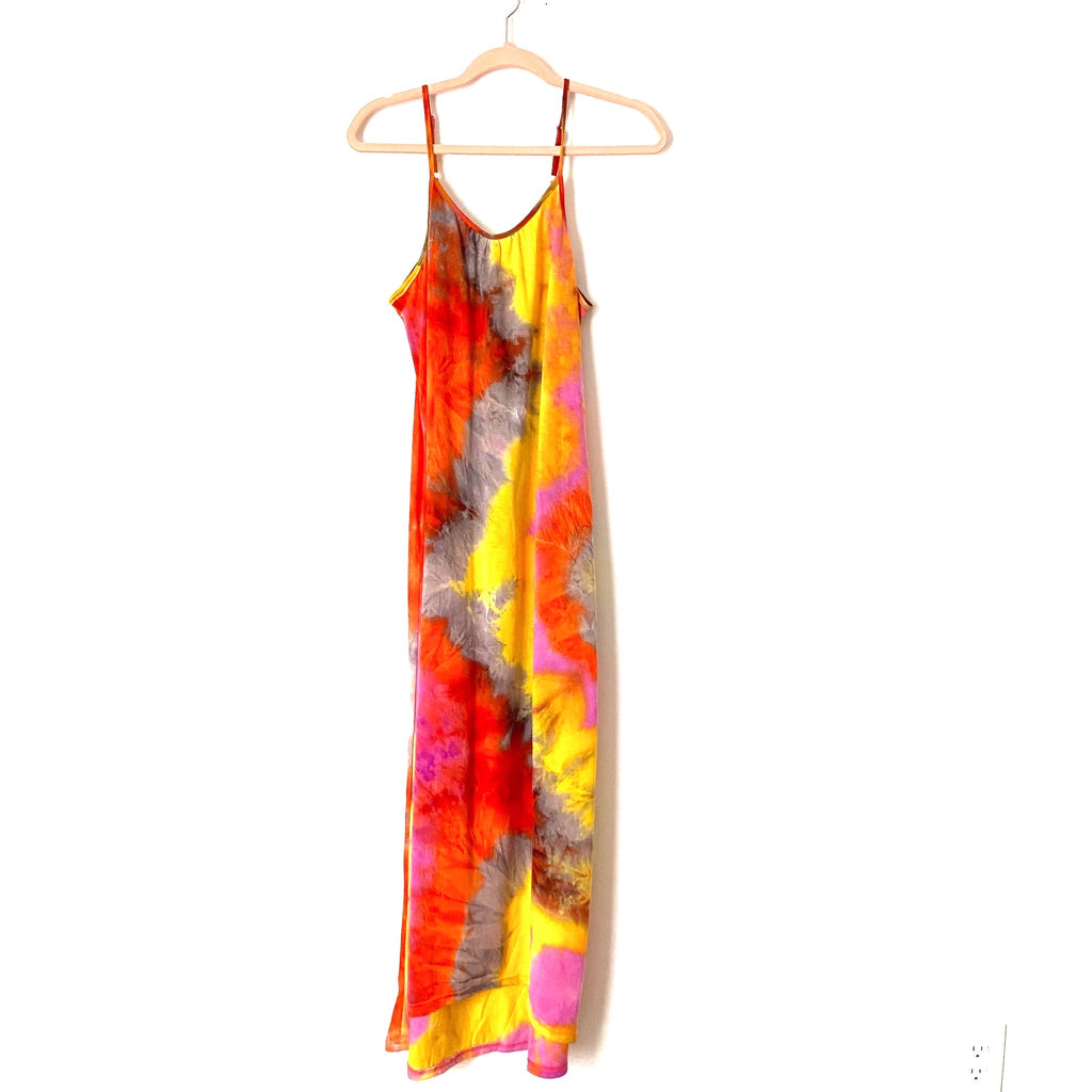 Solution Colorful Tie Dye High/Low Dress- Size S – The Saved Collection