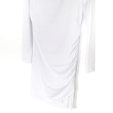 BTFBM White Ruched Bodycon Dress NWT- Size S