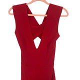 Lulus Red Thinking Out Loud Backless Jumpsuit NWT- Size S (See Notes)