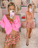 Offline Pink Twist Back Sweatshirt NWT- Size S (sold out online)