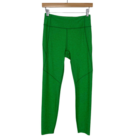 Outdoor Voices Heathered Green Leggings- Size S (Inseam 26")