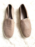 Vince. Weaved Nappa Leather Slip On Shoes- Size 10 (see notes)