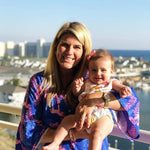 Lilly Pulitzer Blue and Pink Zebra Print Smocked Neck Dress- Size XL