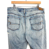 American Eagle Tom Girl Distressed Jeans- Size 14 (Inseam 27")