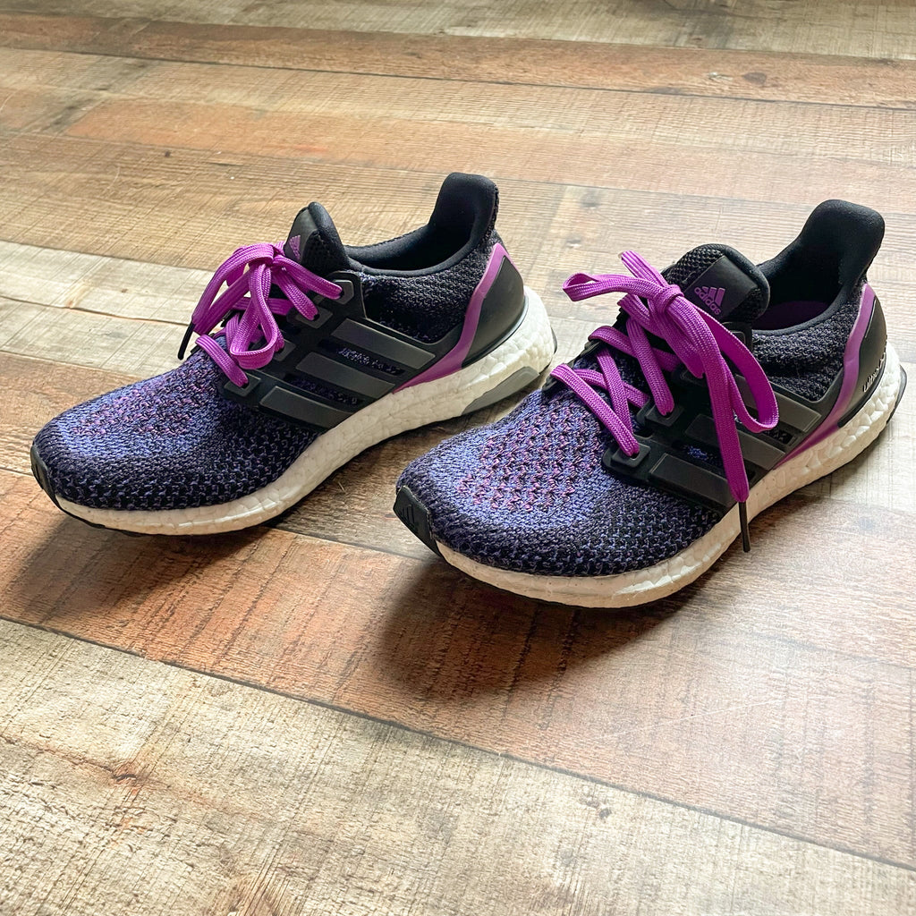 Adidas Ultra Boost Black/Purple Sneakers- 7.5 (BRAND NEW CONDITIO – The Saved