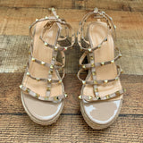 No Brand Studded Espadrille Sandals- Size 37 (US 6.5, see notes)