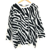 Dreamers Zebra Print Sweater- Size S/M (see notes)