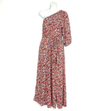 American Eagle Floral One Shoulder Belted Dress NWT- Size L