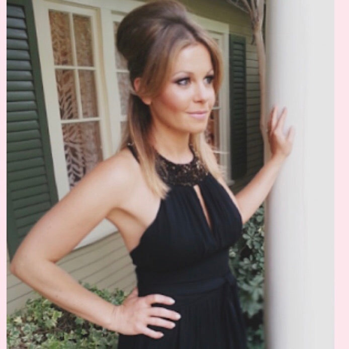 Rachel Zoe Black Sequin Halter Dress 100% Silk- Size 0 (WORN TO JOHN S –  The Saved Collection