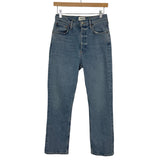 AGOLDE Light Wash Riley High Rise Straight Jeans NWT- Size 27 (Inseam 26")