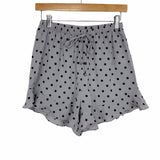 Sabo Grey/Black Polkadot Shorts- Size XS (We Have Matching Top!)