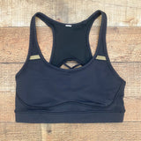 Lululemon Black Padded Sports Bra- Size ~4 (see notes)