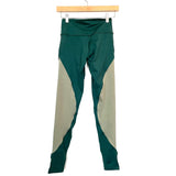 Fit Mama Two Toned Green Leggings NWT- Size S (Inseam 27”)