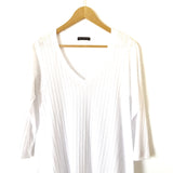 Nally & Millie White 3/4 Length Sleeve Top- Size S