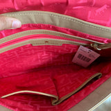 Elaine Turner Taupe Leather Clutch NWT
