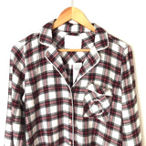 Abercrombie & Fitch Plaid Pajama Button Up Top NWT- Size S (we have matching shorts!)