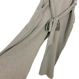 Smash + Tess Heather Gray V-Neck Sleeveless Belted Jumpsuit- Size XS