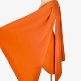 Mossman Orange One Padded Shoulder with Side Split Cape Moving On Up Dress NWT- Size 2