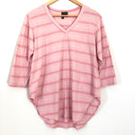 Left of Center Pink Stripe Tunic - Size S