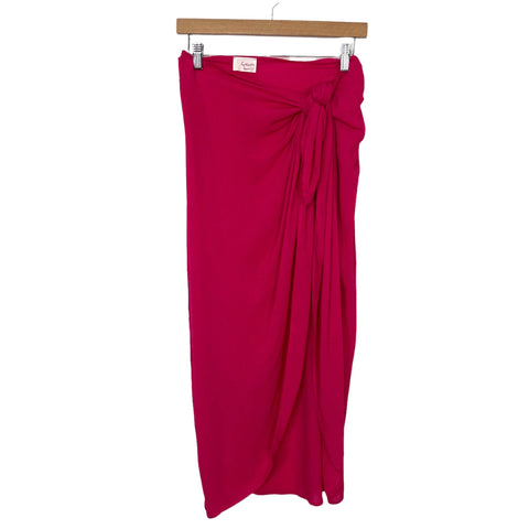 Fantastic Fawn Hot Pink Cover Up Skirt- One Size