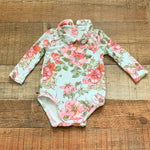 Angel Dear Floral Pint Onesie- Size 3-6M