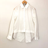 Derek Lam 10 Crosby Sheer Shoulder Button Down- Size 2