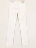 Adriano Goldschmied The Stevie Slim Straight White Jeans- Size 27 (Inseam 30")