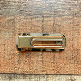 No Brand Tortoise Rectangle Hair Clip NEW