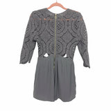 Misguided Grey Romper- Size US 6