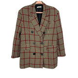 MNG by Mango Plaid Blazer Jacket- Size M