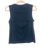 All In Motion Black with Back Cut Out Tank- Size XS