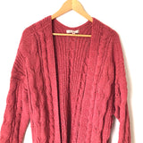 Love Tree Chenille Cardigan- Size S