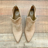 Vince Camuto Beige Suede Bibestie Bootie- Size 7.5 (See Notes)