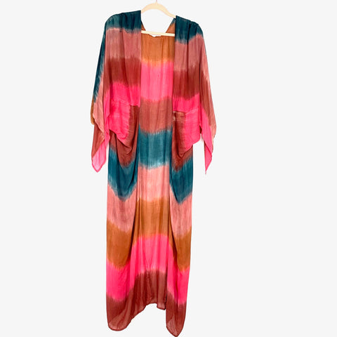 Lovestitch Tie-Dye Maxi Kimono- One Size