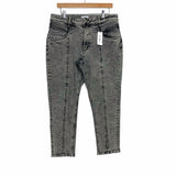 Amazon The Drop Ice Gray Front Seams and Slit Jeans NWT- Size 32 (Inseam 26”, sold out online)