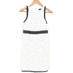 Ann Taylor White/Black Polka Dot Lace Crochet Dress- Size 00P