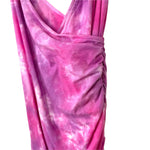 Lovers & Friends Pink/Purple Tie Dye Side Ruched Dress NWT- Size M