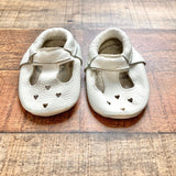 Bird Rock Baby White Leather Mary Janes- Size 3