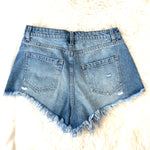 Toast Jeans Distressed Denim Cut Off Shorts- Size S