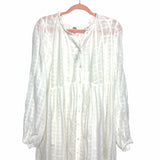 Free People Ivory Maxi With Detachable Under Dress NWT- Size S