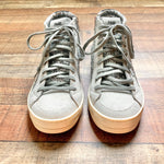 P448 Skate Glitter Side Zipper High Top Sneakers- Size ~8.5 (see notes, great condition!)