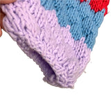 Forever 21 Purple/Red/Blue Cable Knit Sweater- Size M