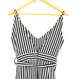 Goodnight Macaroon Striped Ruffle Dress- Size S